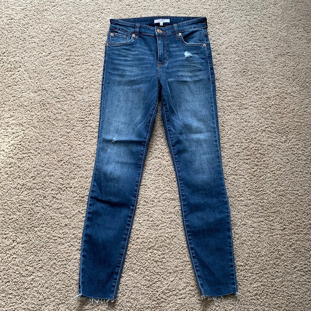 Sts Blue Ellie High Waist Raw Hem Skinny Jeans - Size 24